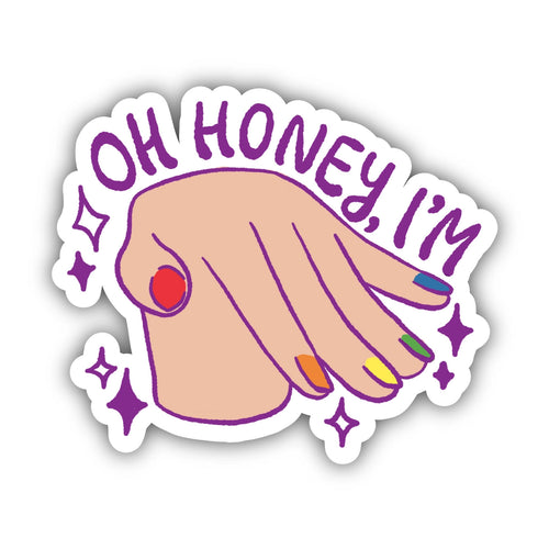 HAND FLICK PRIDE STICKER