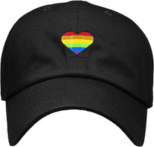 Load image into Gallery viewer, RAINBOW HEART HAT