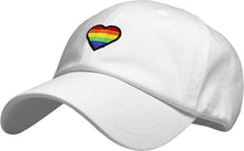 Load image into Gallery viewer, RAINBOW HEART HAT