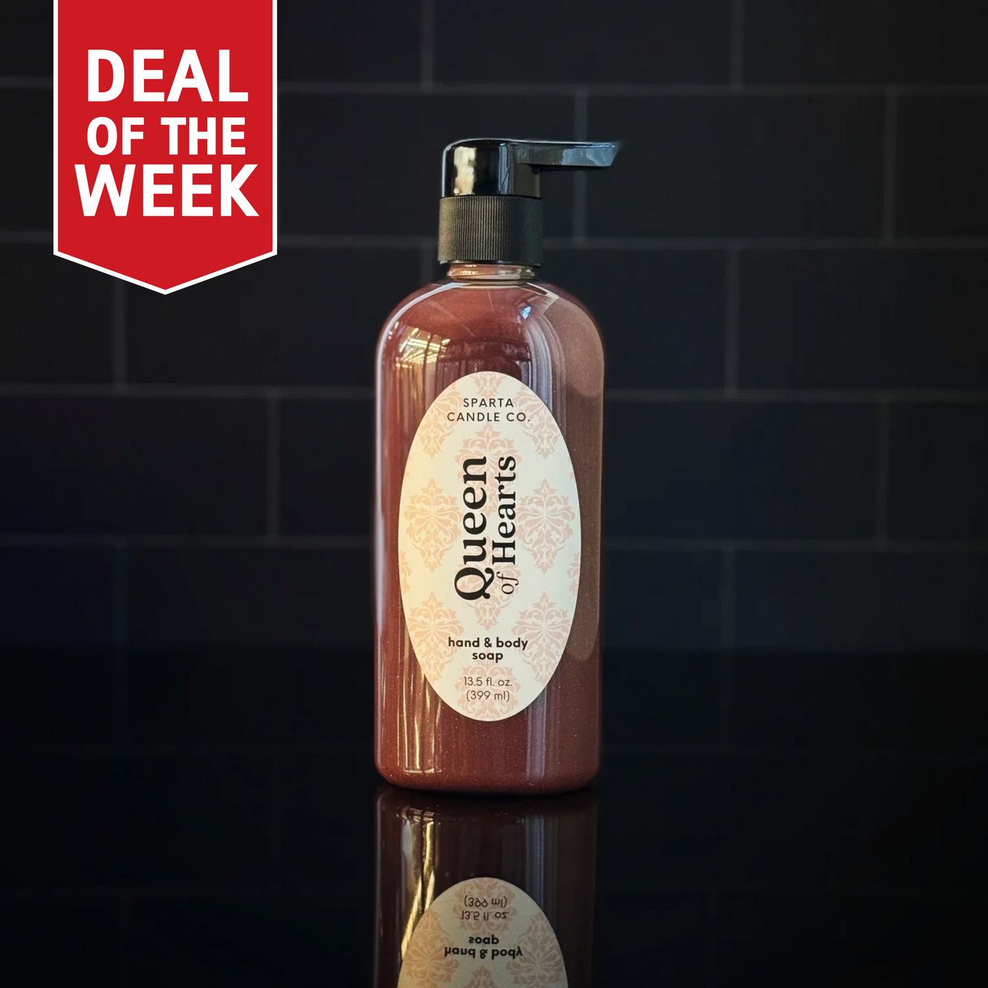 QUEEN OF HEARTS LIQUID SOAP