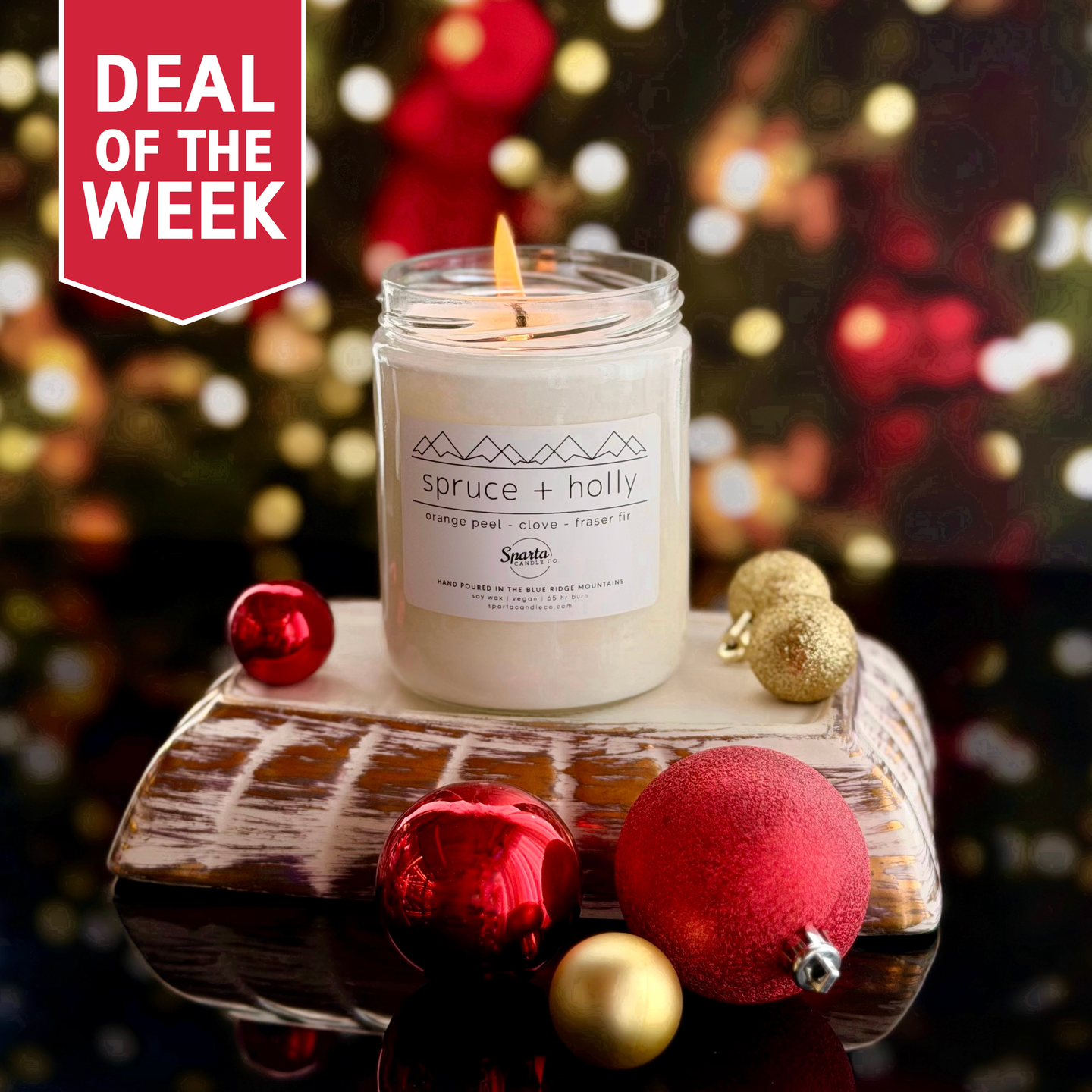 SPRUCE + HOLLY CANDLE