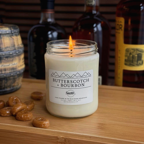 BUTTERSCOTCH + BOURBON CANDLE