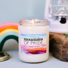 Load image into Gallery viewer, MOUNTAINS OF PRIDE CANDLE