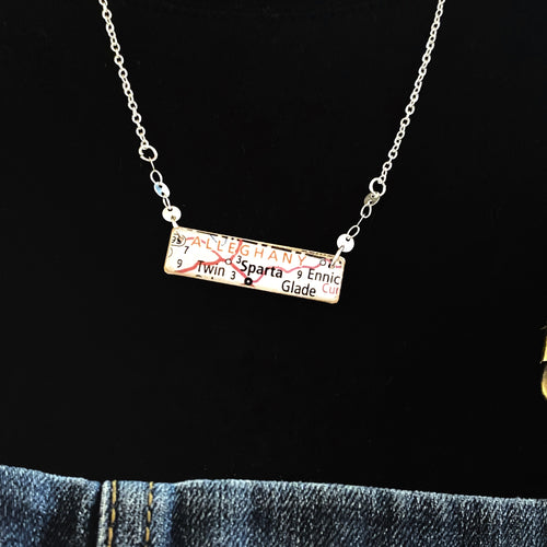 SPARTA MAP NECKLACE